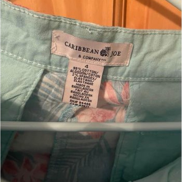 New With Tags Women’s Size 4 Caribbean Joe Shorts. Paid $42 - Picture 3 of 5